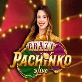 Crazy Pachinko slot logo by Evolution at Coldbet Casino
